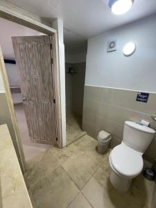 Koupelna v ubytování Hotel Hernández CTG