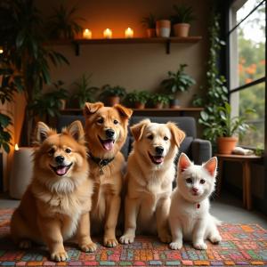 Domácí mazlíčci ubytovaní s hosty v ubytování Ban Chang Pet-friendly Hotel by SCN + 32 fotografií