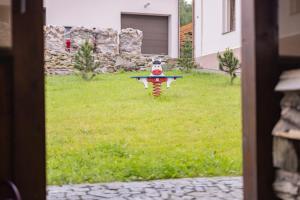 Vonkajšia záhrada v ubytovaní Penzion Benátky