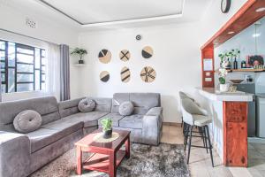 Posezení v ubytování North Manor Nakuru