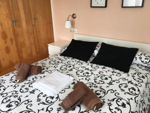 Posteľ alebo postele v izbe v ubytovaní Apartamento Mirador de Conil