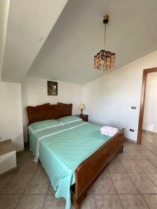 Letto o letti in una camera di Casetta a Cavarretta