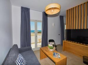 Predel za sedenje v nastanitvi Moonlight Hotel