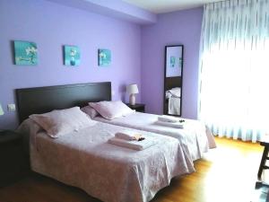 Posteľ alebo postele v izbe v ubytovaní Casa Siete Picos