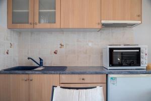 Kuchyňa alebo kuchynka v ubytovaní Agnadi Blue Apartments