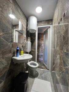 Koupelna v ubytování Berić Rooms