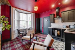 Η κουζίνα ή μικρή κουζίνα στο NEW! Boutique 1BR in Hartlepool