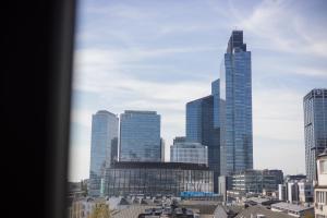 Výhľad na mesto Varšava alebo výhľad na mesto priamo z apartmánu