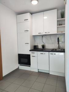 Eldhús eða eldhúskrókur á Wohnung in traumhafter Lage!