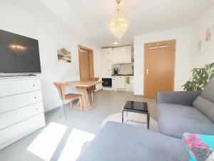 Kuchyň nebo kuchyňský kout v ubytování Wohnung in traumhafter Lage!