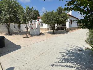 Bygningen som feriehuset ligger i