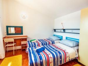 Giường trong phòng chung tại Mesmerising apartment in Klek