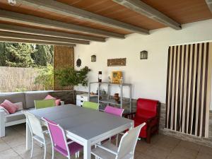 Et opholdsområde på Casa Sampalo