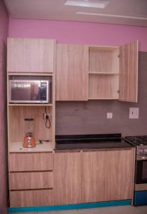 Kuchyň nebo kuchyňský kout v ubytování Windsor Apartments