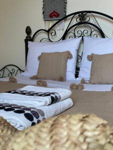 Auberge Les Sapins客房内的一张或多张床位