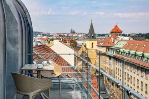 Linna Praha üldine vaade või majutusasutusest Hotel Clement pildistatud vaade