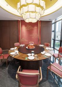 Ruang duduk di Jiangmen Poltton Executive Service Apartment