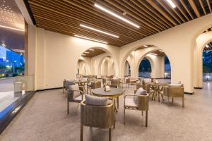 Ruang duduk di Jiangmen Poltton Executive Service Apartment
