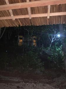Homestay taporaikos外面的花园