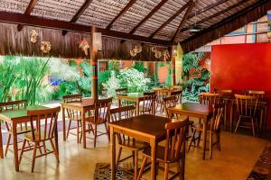 En restaurant eller et andet spisested på Pousada Forte Rocha