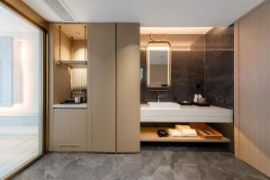 Dapur atau dapur kecil di Jiangmen Poltton Executive Service Apartment