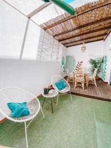 Posedenie v ubytovaní Bamboo Apartment