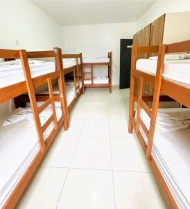 Hostel Estação Maracanã客房内的一张或多张床位