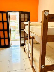 Hostel Estação Maracanã客房内的一张或多张床位