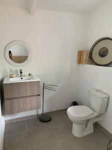 Koupelna v ubytování Le Rouet