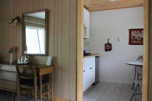 Kuchyň nebo kuchyňský kout v ubytování Sandy Point Motel