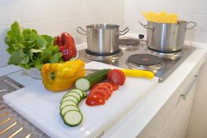 A kitchen or kitchenette at Residenza Le Due Torri
