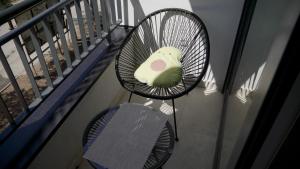 Un balcón o terraza en Sova apartman 2