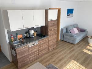 Kuchyňa alebo kuchynka v ubytovaní Ferienwohnung Brandtner Leogang