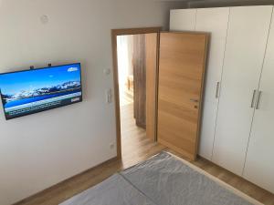 Posteľ alebo postele v izbe v ubytovaní Ferienwohnung Brandtner Leogang