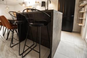 Posezení v ubytování Deluxe Apartment RoMa