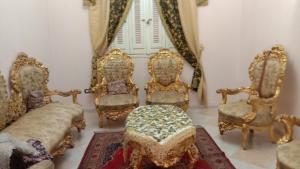 Χώρος καθιστικού στο Villa