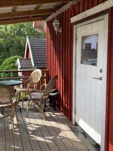 Balkón nebo terasa v ubytování Gårdshus 1
