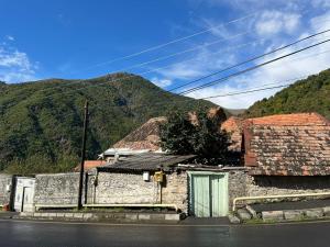 山景或在旅馆看到的山景