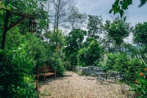 Zahrada ubytování Xieng Retreat