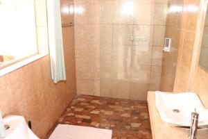 Koupelna v ubytování Hotel Samoa del Sur