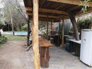 Patio nebo venkovní prostory v ubytování Elquihostel