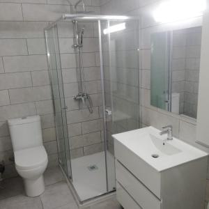 Koupelna v ubytování Alquiler