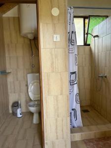 Koupelna v ubytování Cozy bungalow in Brinjani with garden view 30 m² + 11 fotografií