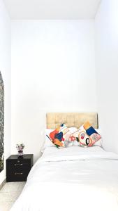 Giường trong phòng chung tại Lunar Beach Hostel