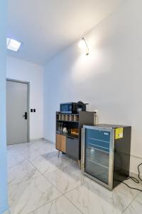Kuchyň nebo kuchyňský kout v ubytování Apartaestudios La capital