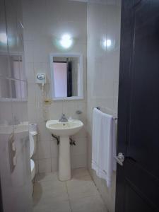 Koupelna v ubytování Hotel Maioris Kumate Culiacán
