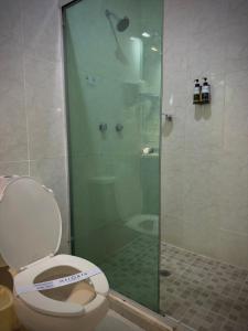 Koupelna v ubytování Hotel Maioris Kumate Culiacán