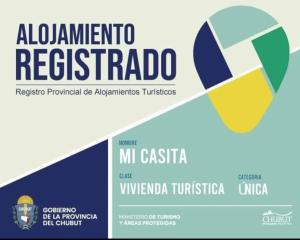 Πιστοποιητικό, βραβείο, πινακίδα ή έγγραφο που προβάλλεται στο Dpto 9- Mi casita