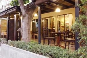 Restaurace v ubytování Lilu Chiang Mai