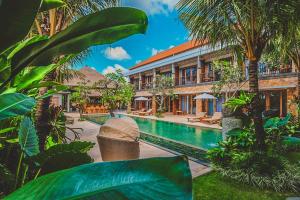 Bazén v ubytování Kahayana Suites Ubud nebo v jeho okolí